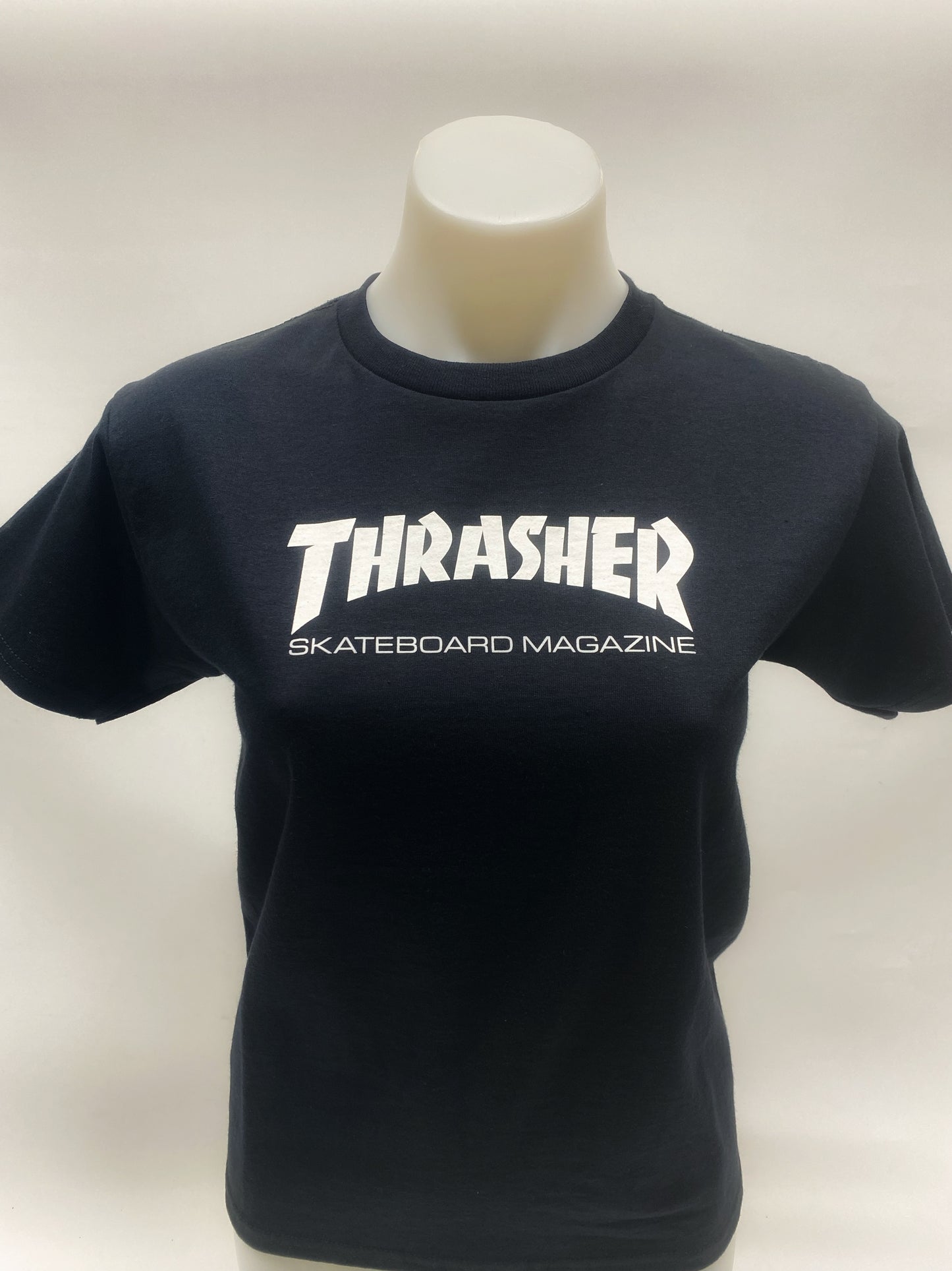 Thrasher logo T Shirt Youth Med