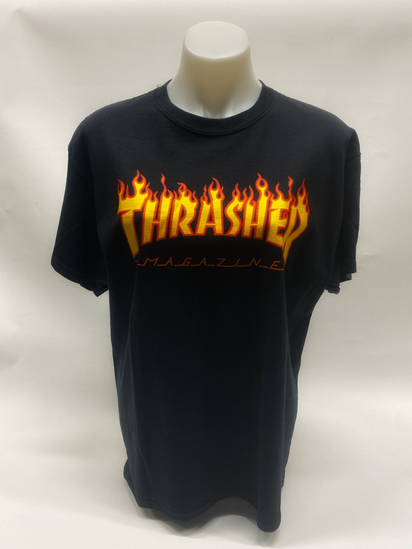 Thrasher Flame Logo T Shirt Lg